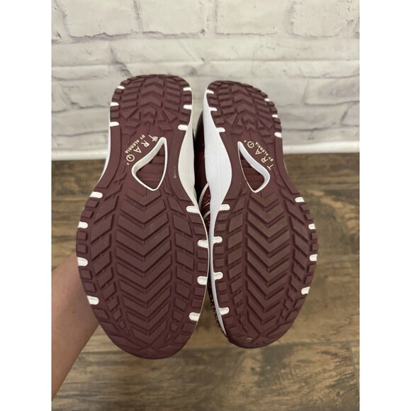 Traq By Alegria Qool Vino Multi Comfort Shoe Sneaker Size 39 / US 9 Red - Picture 5 of 10